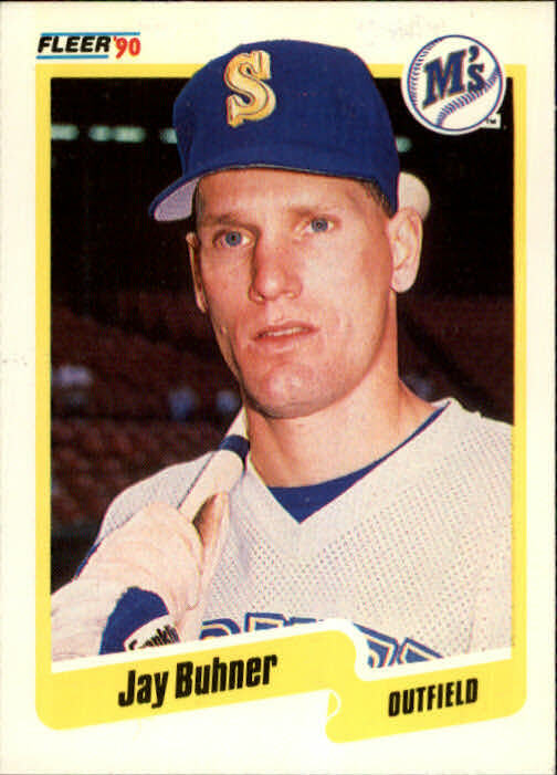 1990 Jay Buhner Fleer Baseball Card #508
