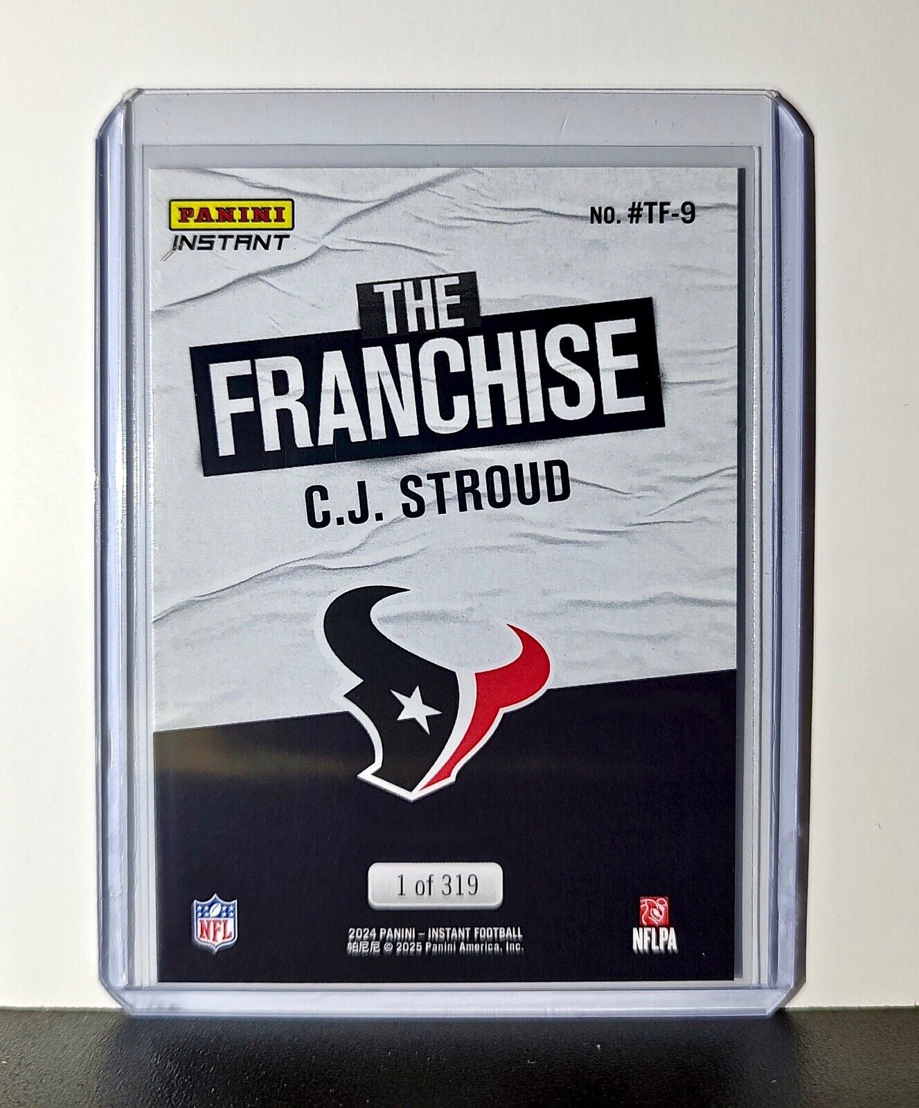 C.J. Stroud 2024 Panini The Franchise NFL #9 Football Card Texans 1 of 319