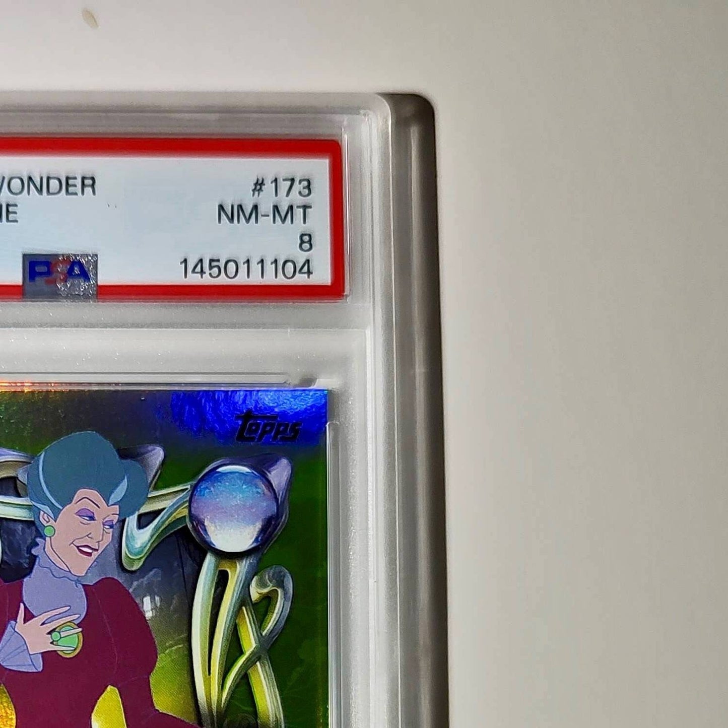 Lady Tremaine 2025 Topps Disney Wonder #173 Card Cinderella PSA 8 NM-MT