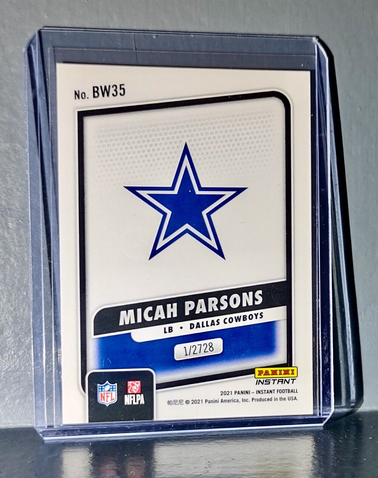 Micah Parsons 2021 Panini NFL Black and White Rookies #35 Card 1/2728