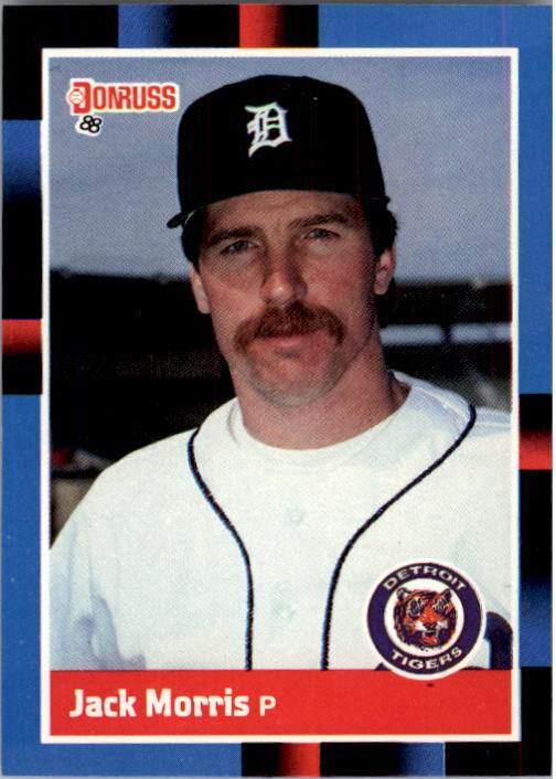 1988 Jack Morris Donruss Baseball Card #127