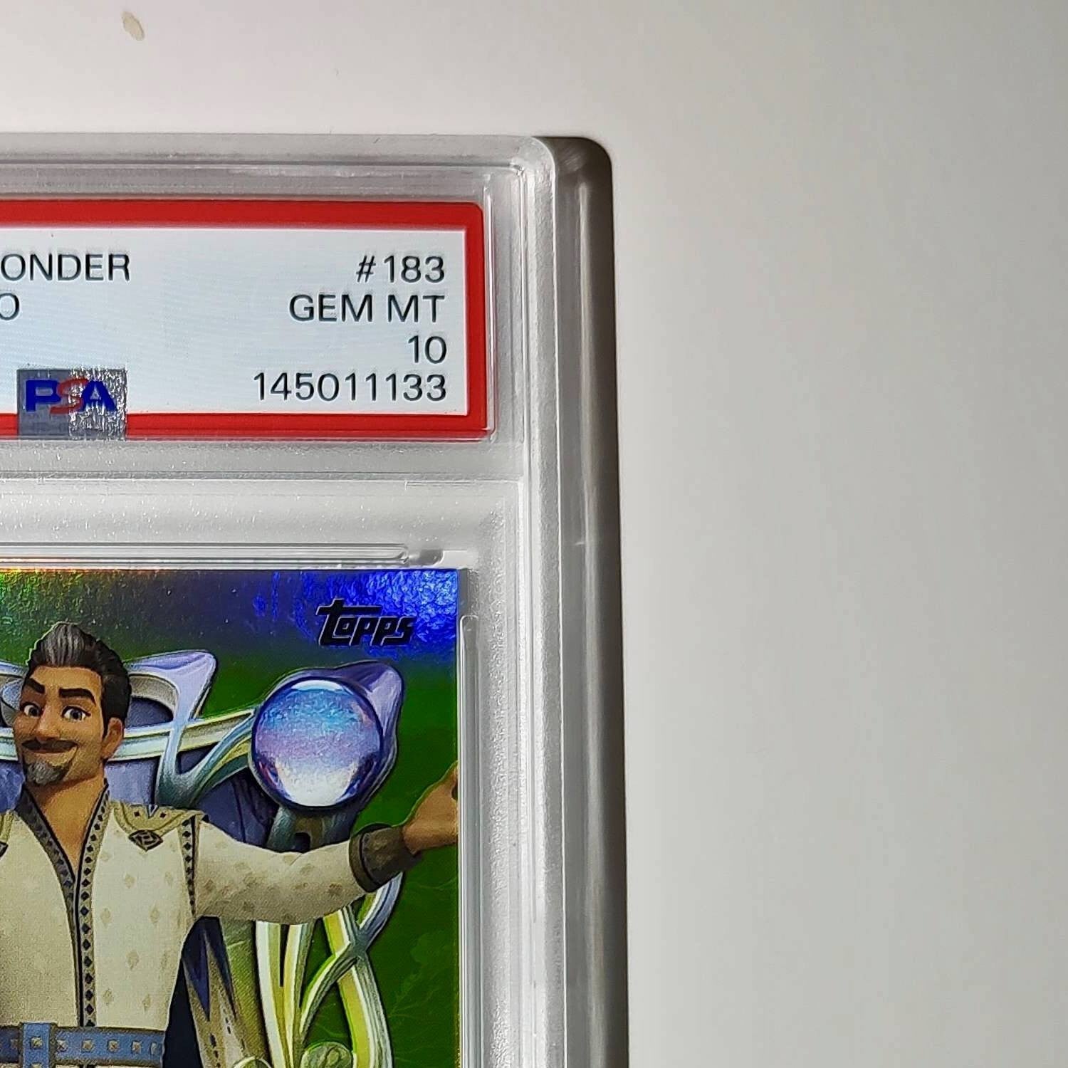 King Magnifico 2025 Topps Disney Wonder #183 Card Wish PSA 10