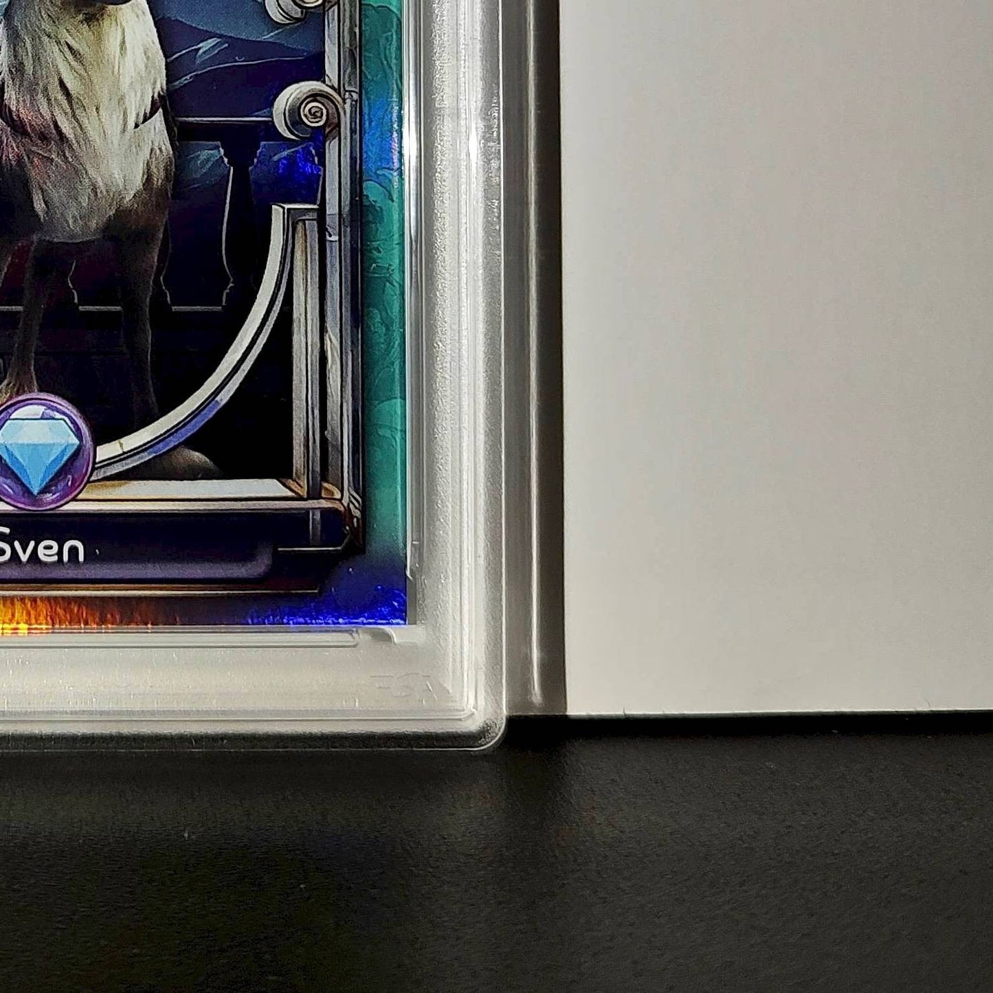 Sven 2025 Topps Disney Wonder #149 Diamond Card Frozen PSA 8