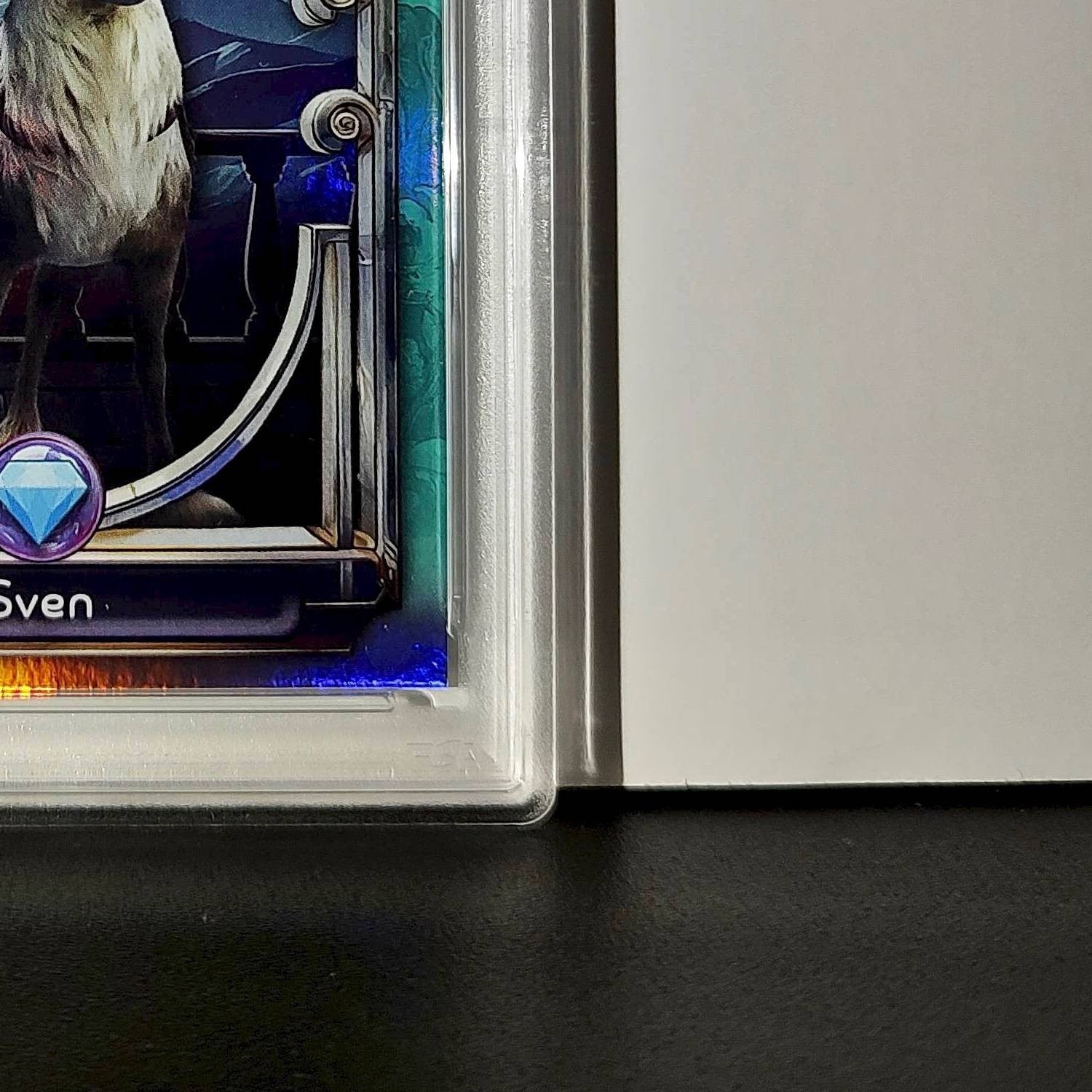 Sven 2025 Topps Disney Wonder #149 Diamond Card Frozen PSA 8