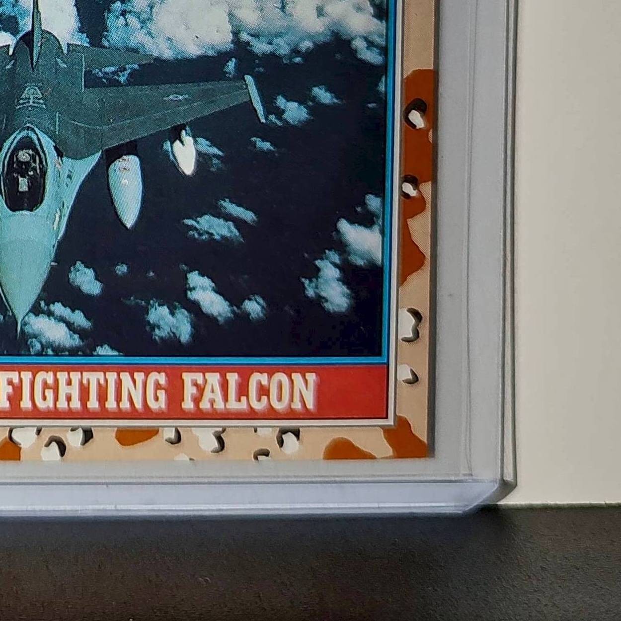F-16 Fighting Falcon 1991 Topps Desert Storm #115 Card