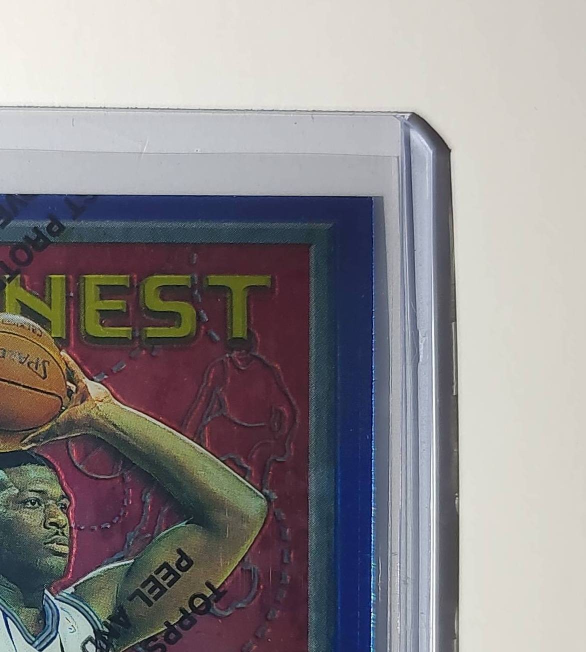 Larry Johnson 1995-96 Topps Finest NBA #233 Card Hornets