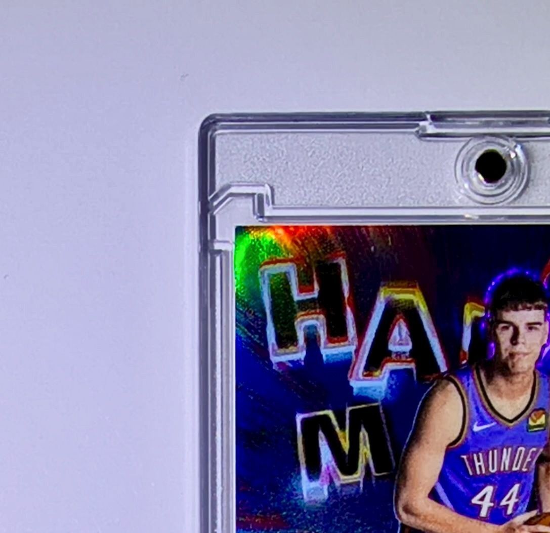 Nikola Topic 2025-26 NBA Topps Chrome Update #HM-NT Blue Refractor Auto 020/150