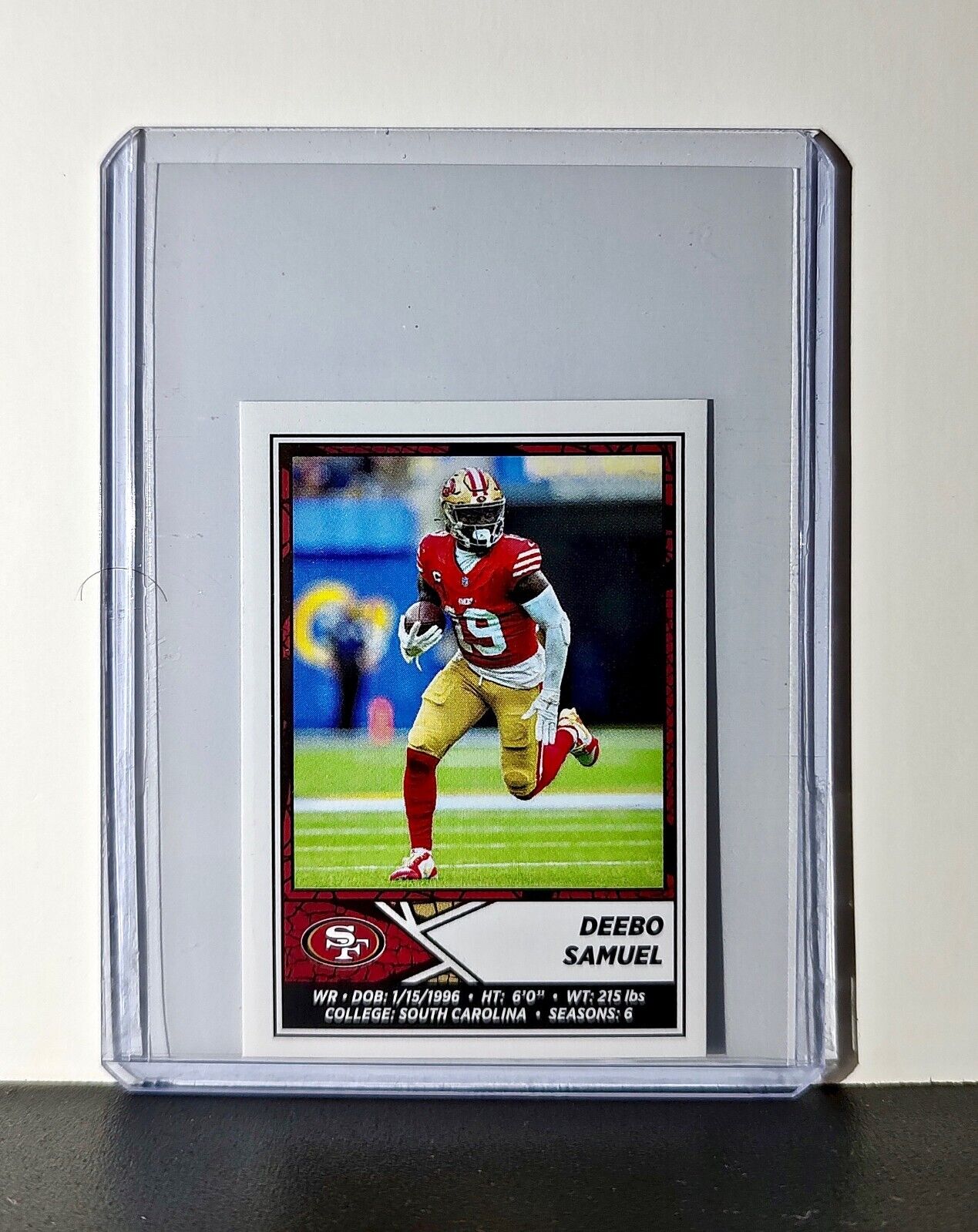 Deebo Samuel 2024 Panini NFL Sticker #525 San Francisco 49ers
