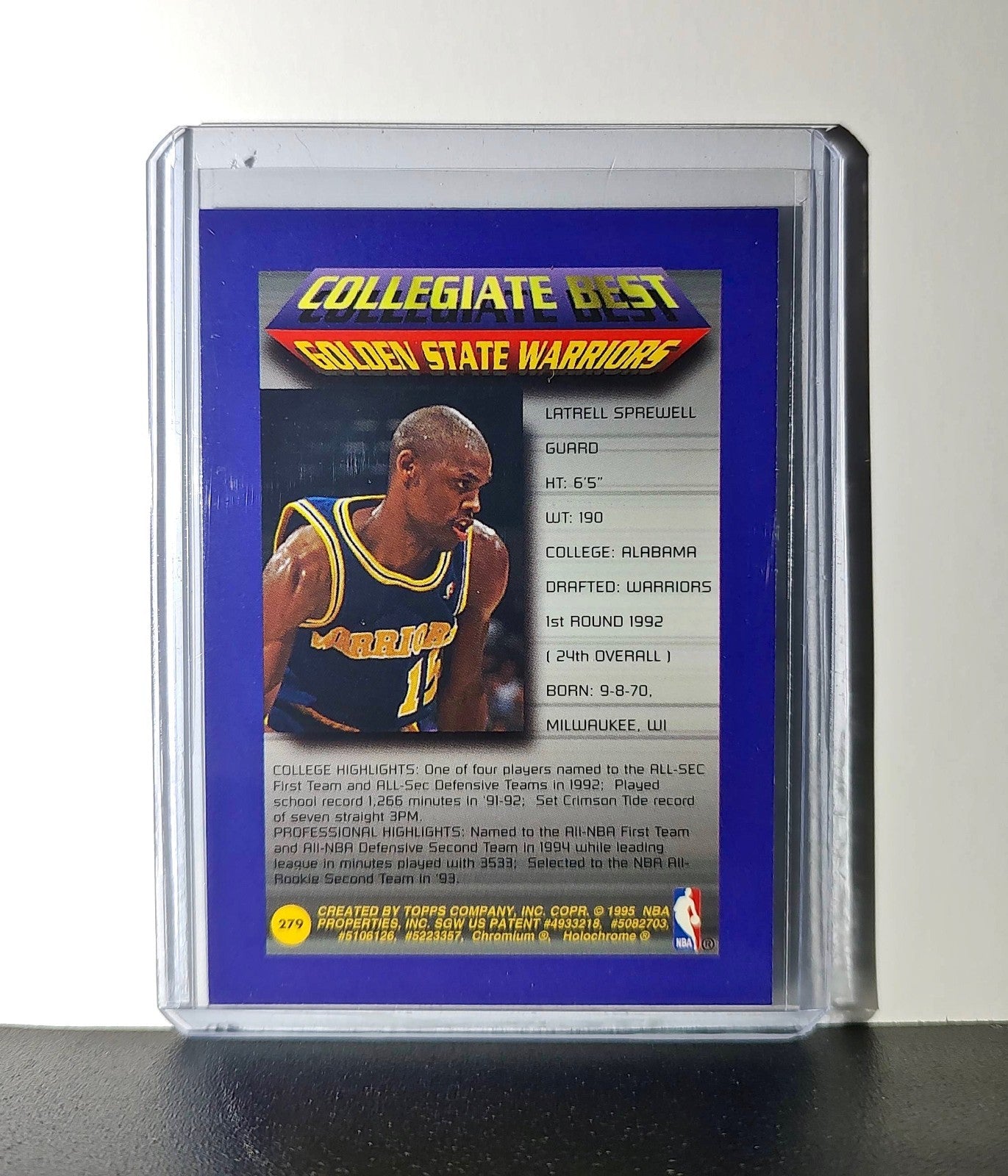 Latrell Sprewell 1994-95 Topps Finest #279 Collegiate Best
