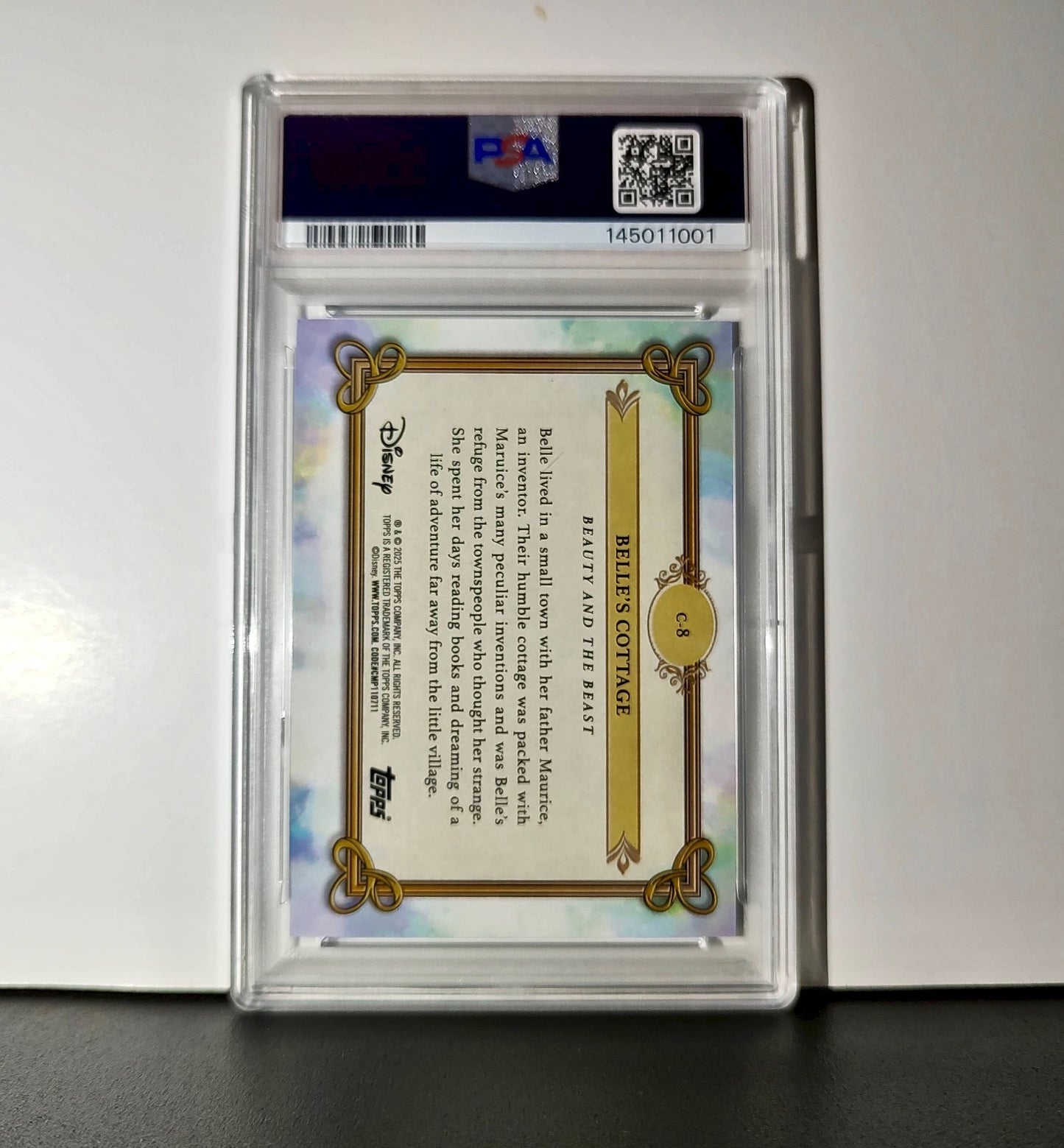 Belle's Cottage 2025 Topps Disney #C-8 Card Beauty and the Beast PSA 10
