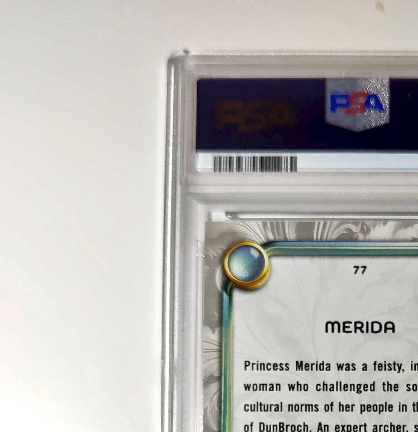 Merida 2025 Topps Disney Wonder #77 Winter Variant Card Brave PSA 7