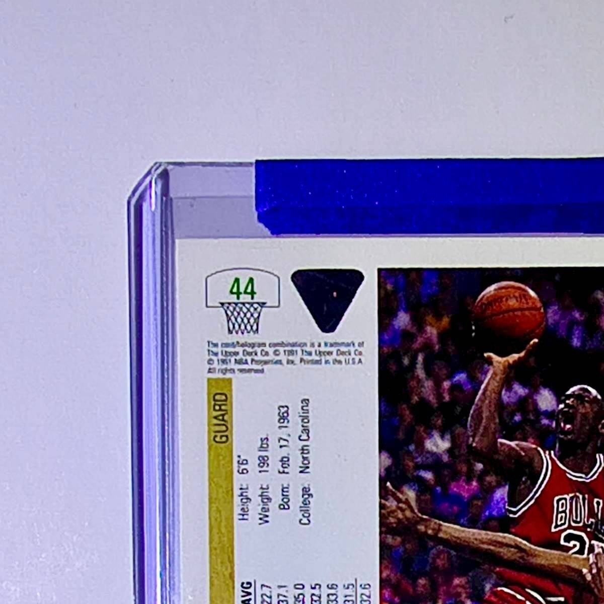 Michael Jordan 1991-92 Upper Deck #44 Basketball Card Chicago Bulls