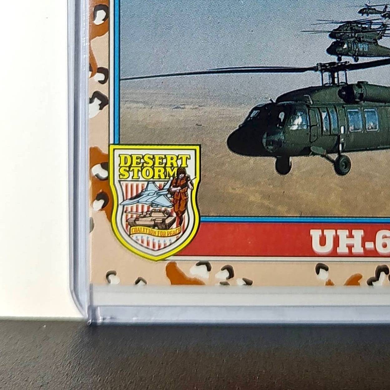 UH-60A Black Hawk 1991 Topps Desert Storm #130 Card