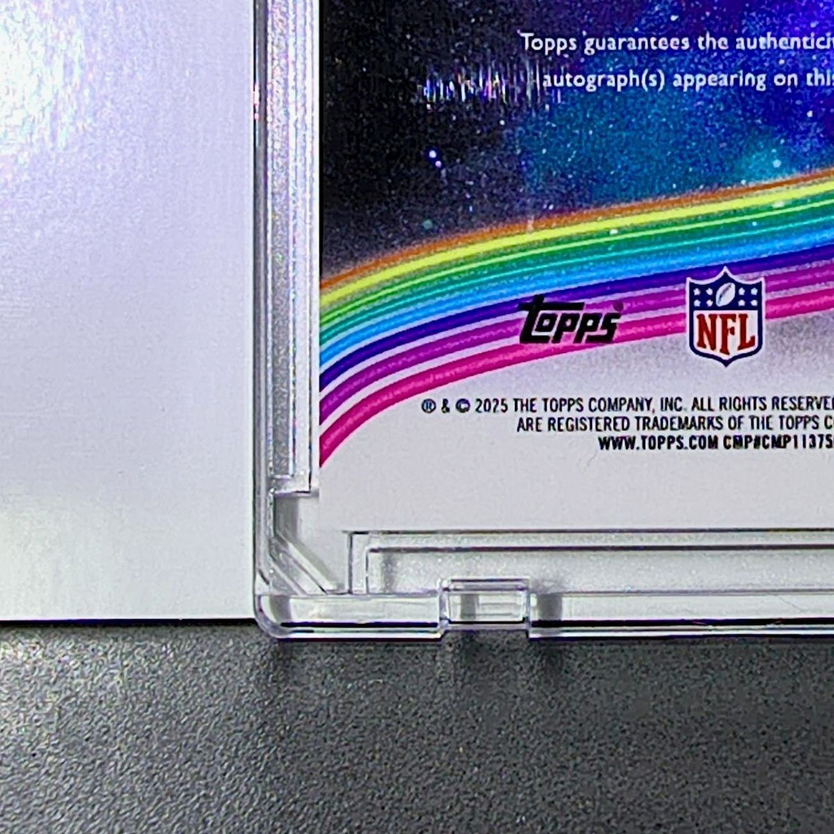 Cooper DeJean 2025 NFL Topps Finest Autograph #FA-CDJ Card Philadelphia Eagles