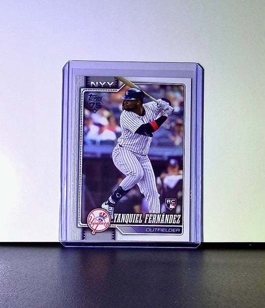 Yanquiel Fernández Rookie 2026 Topps Update MLB #US53 Card New York Yankees