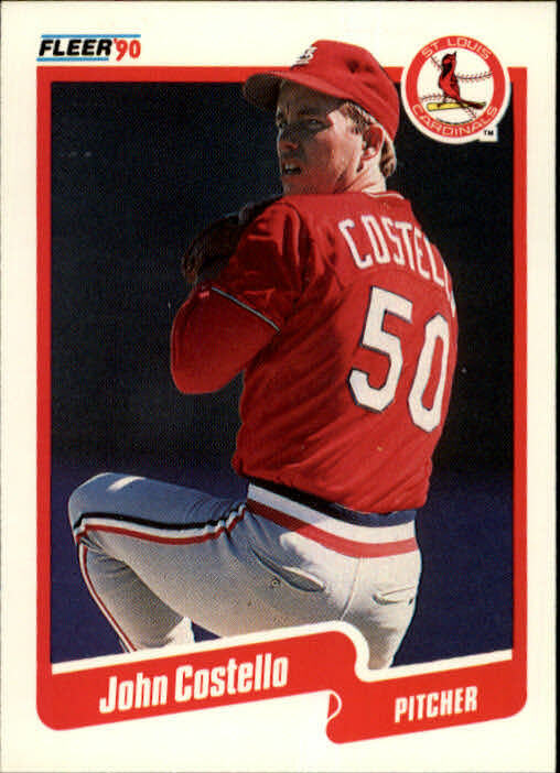 1990 John Costello Fleer Baseball Card #246