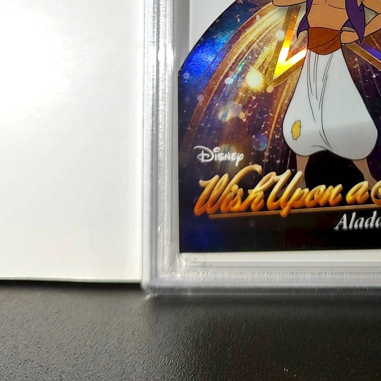 Aladdin 2025 Topps Chrome Disney #W-5 Wish Upon A Star Die Cut Aladdin PSA 9