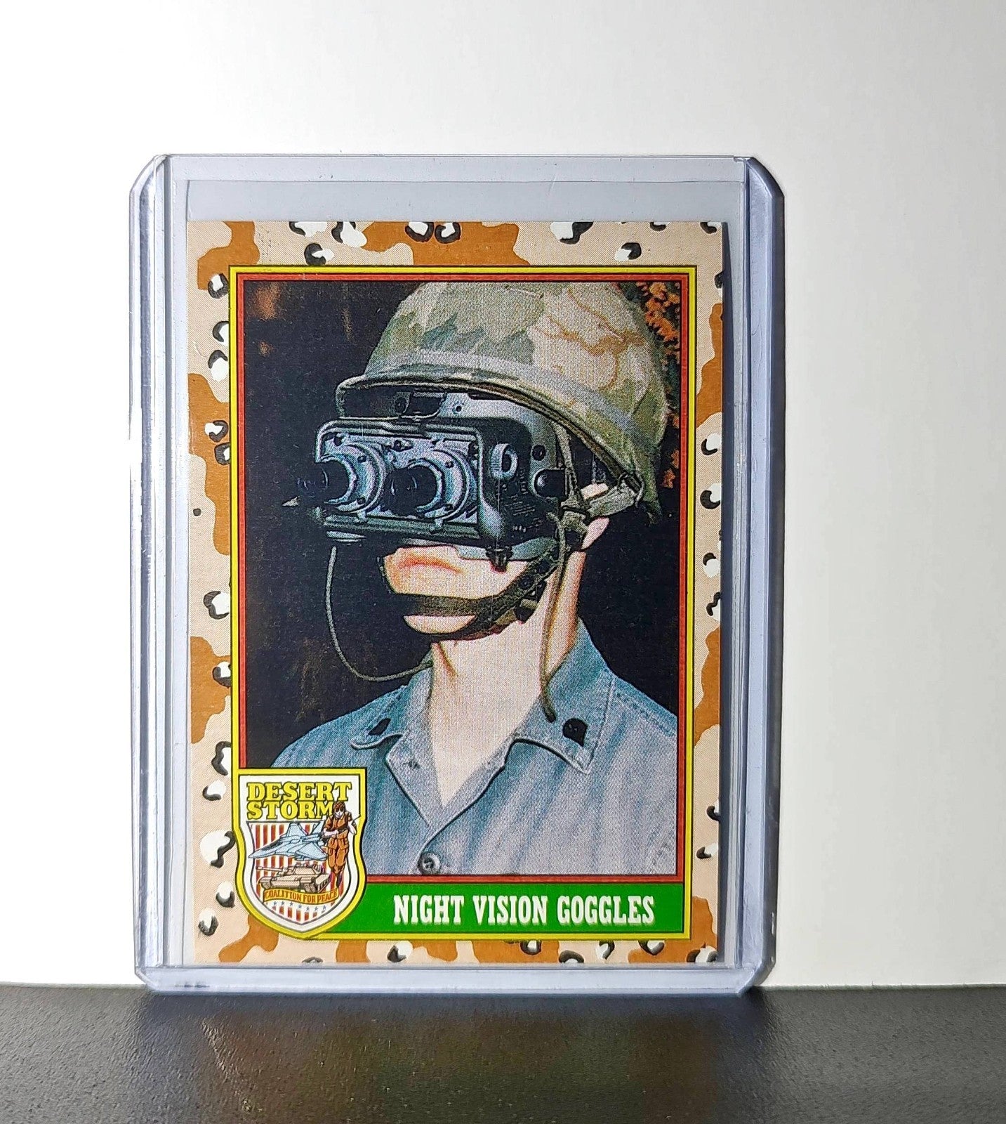 Night Vision Goggles 1991 Topps Desert Storm #63 Card