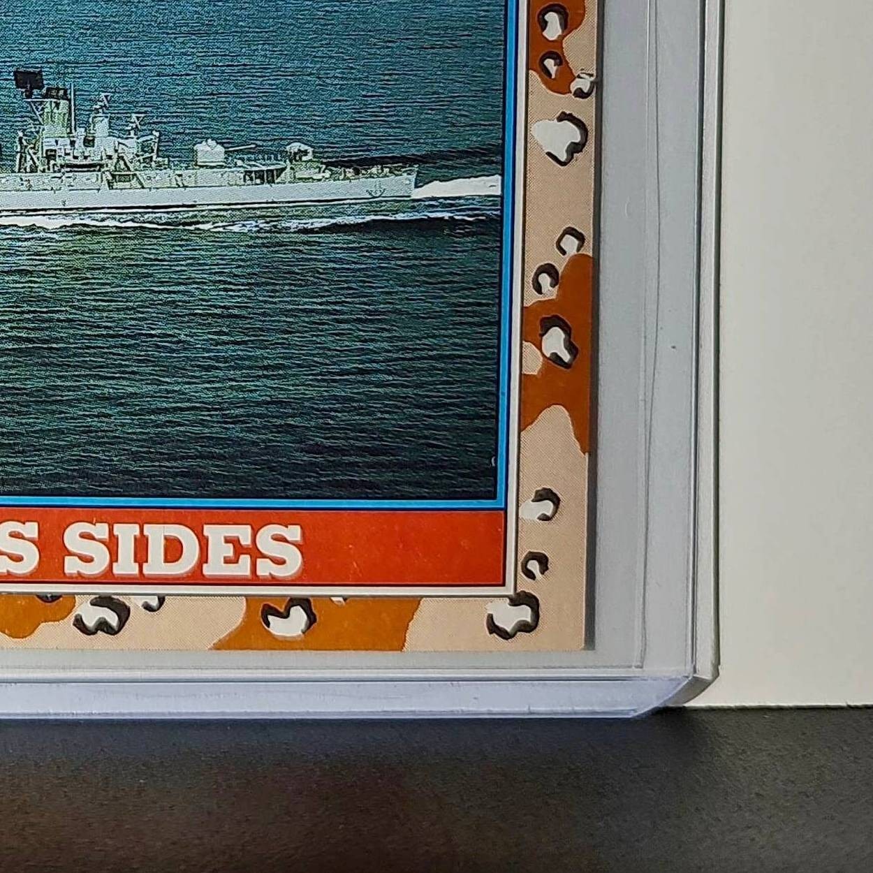 USS Sides 1991 Topps Desert Storm #126 Card