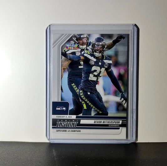Devon Witherspoon 2026 Panini NFL Super Bowl LIX Champions #22 Seattle Seahawks