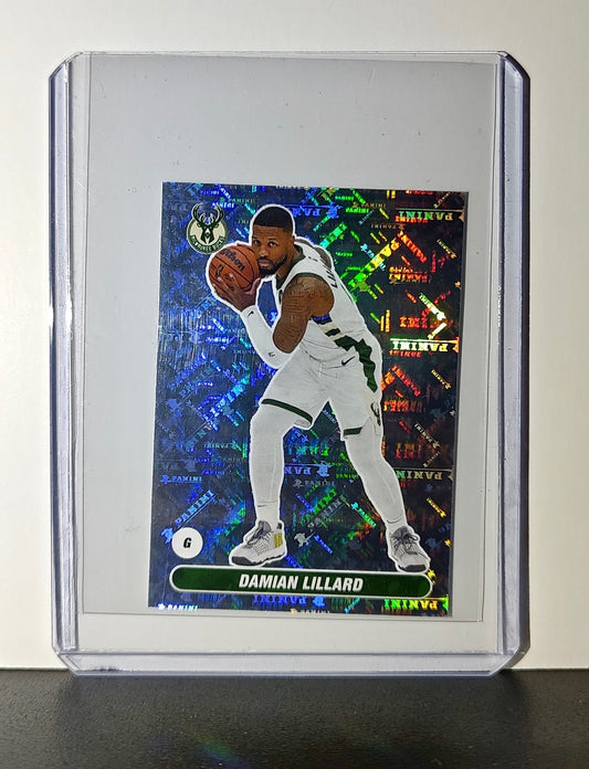 Damian Lillard 2023-24 Panini NBA #216 Foil Sticker Milwaukee Bucks