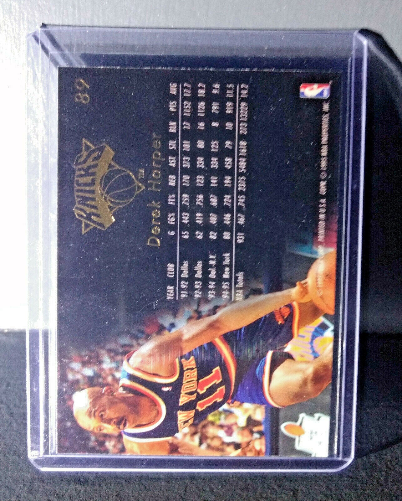 1995-96 Derek Harper Flair #89 Basketball Card