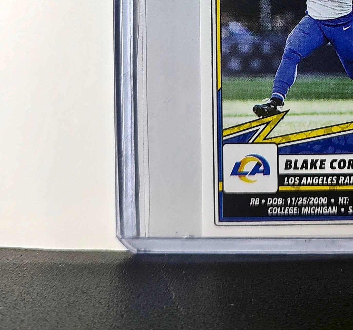Blake Corum 2025 Panini NFL #506 Sticker Los Angeles Rams