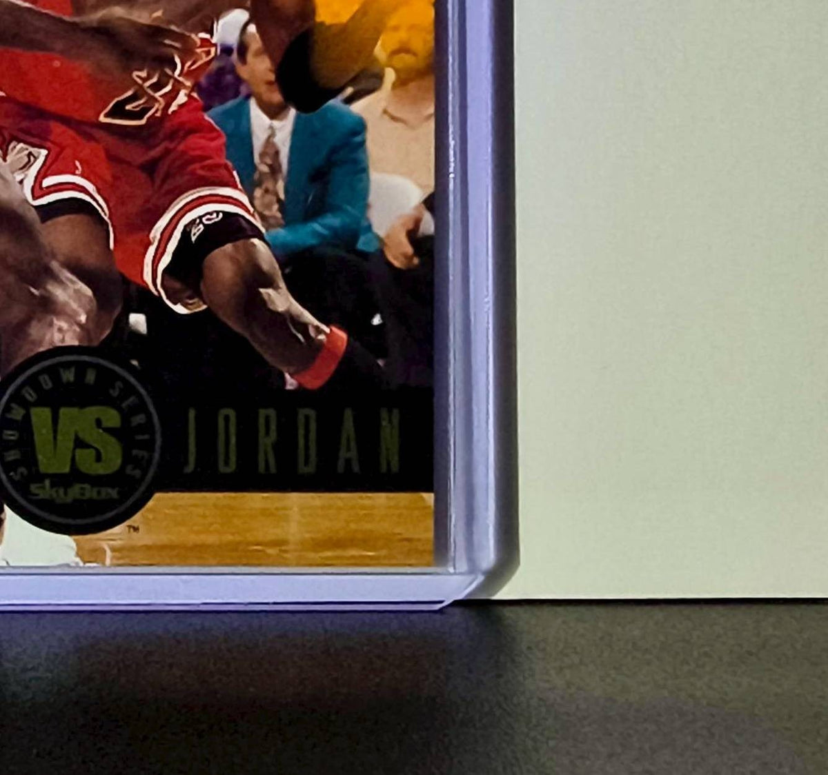 Michael Jordan 1993-94 Skybox Showdown Series VS Clyde Drexler Card Bulls