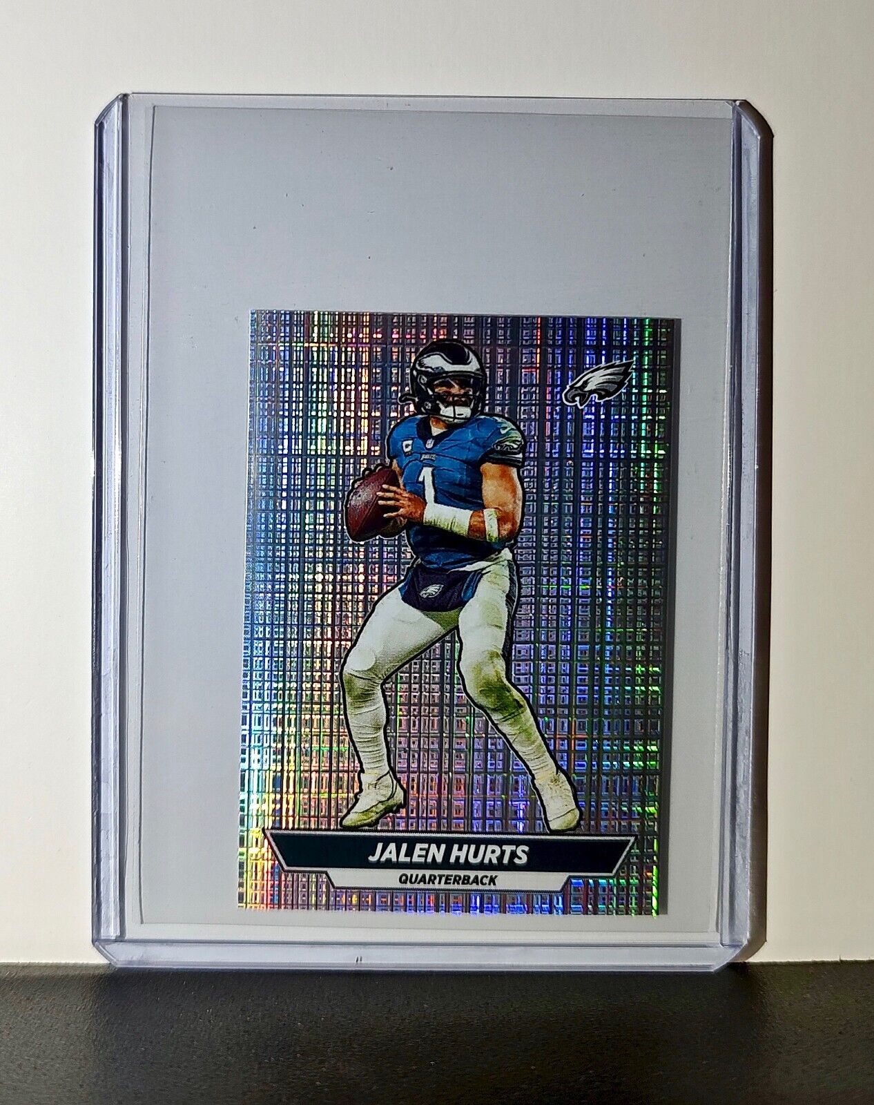 Jalen Hurts 2024 Panini NFL Sticker #344 Foil Philadelphia Eagles