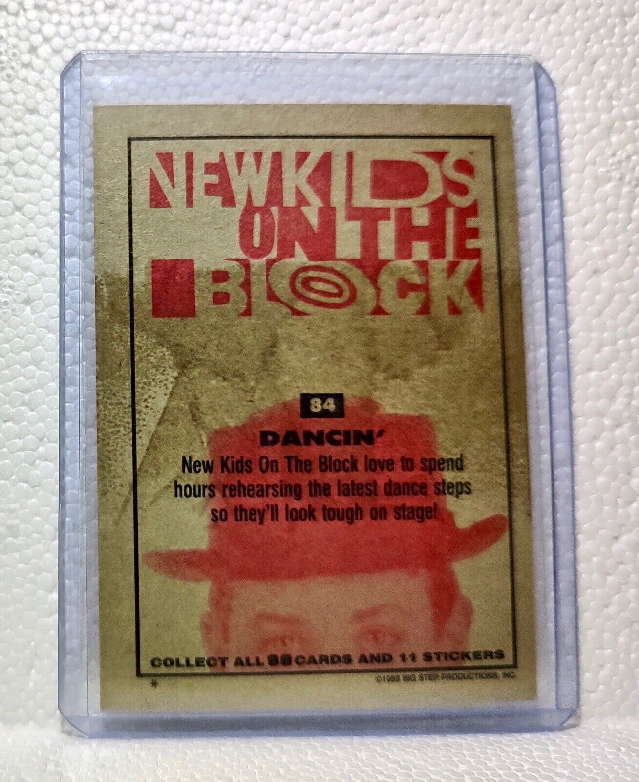 Dancin' 1989 New Kids on the Block #84 Trading Card