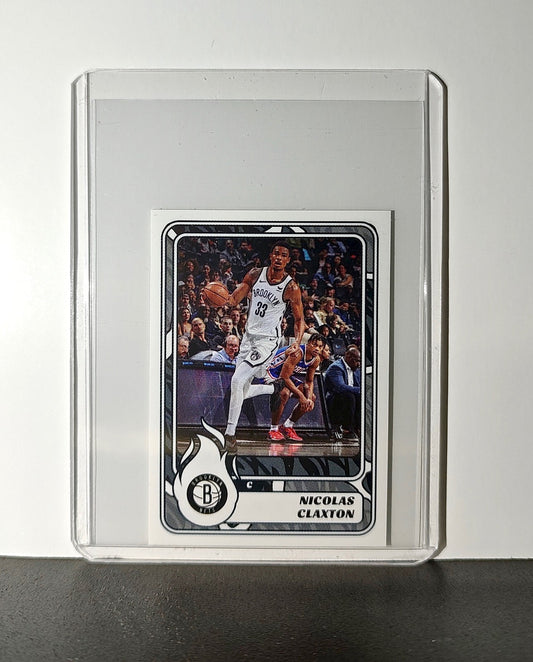 Nicolas Claxton 2024-25 Panini NBA #129 Sticker Card Brooklyn Nets