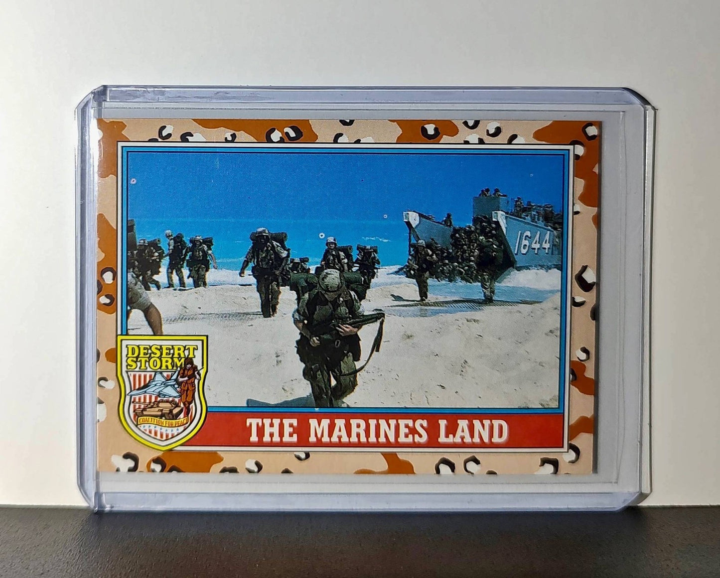 The Marines Land 1991 Topps Desert Storm #151 Card