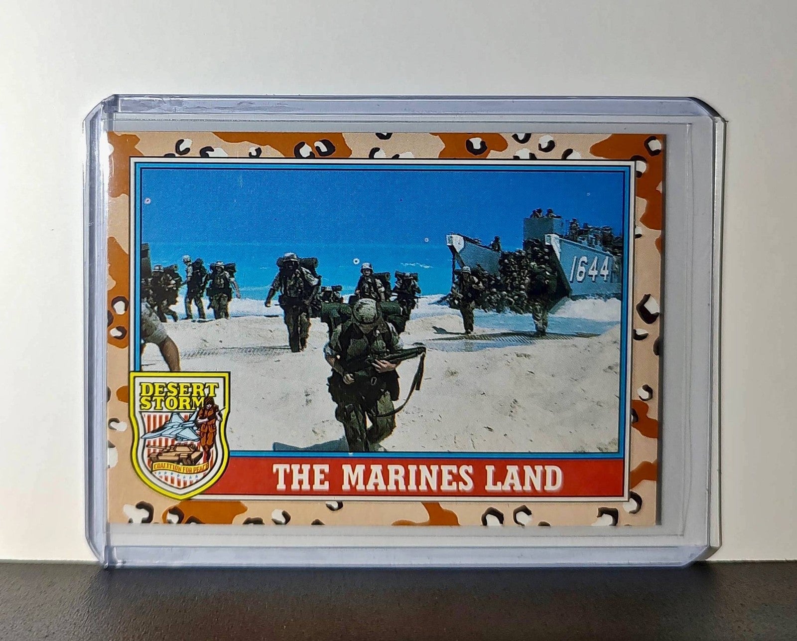 The Marines Land 1991 Topps Desert Storm #151 Card