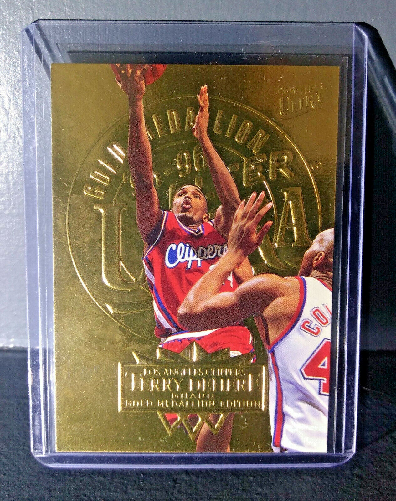 1995-96 Terry Dehere Fleer Ultra Gold Medallion #78 Basketball Card