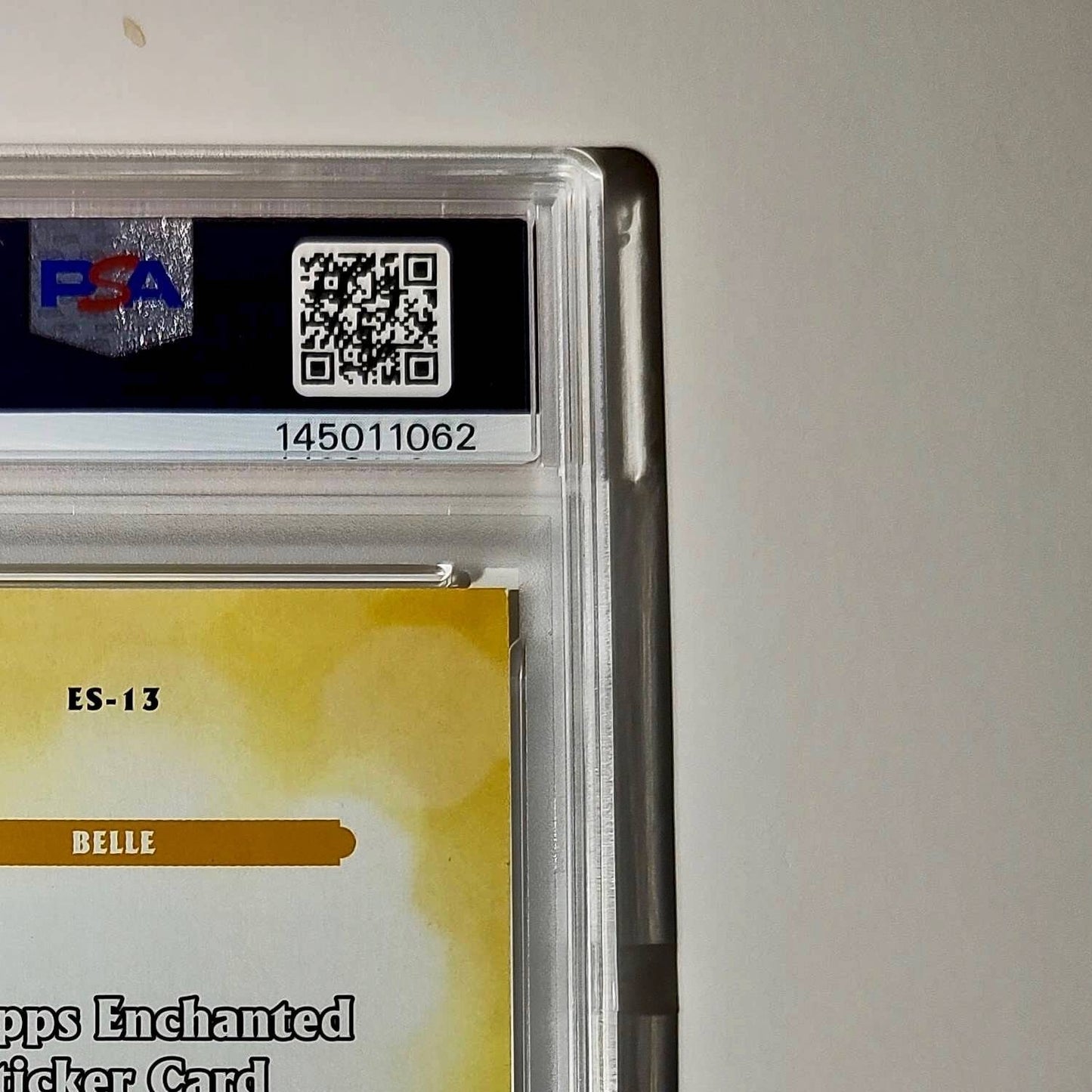 Belle 2025 Topps Disney #ES-13 Enchanted Sticker Beauty and the Beast PSA 9 MT