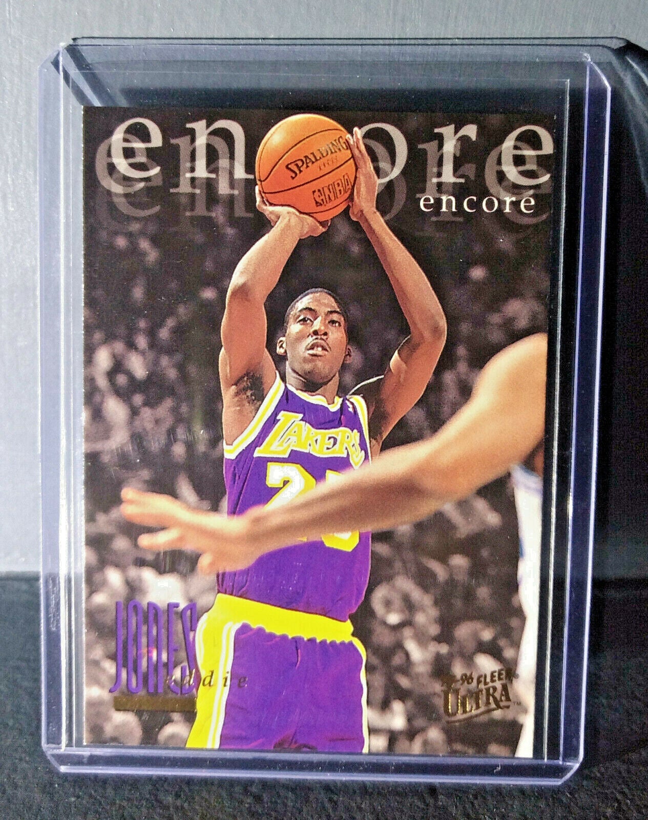 1995-96 Eddie Jones #319 Ultra Encore Basketball Card 