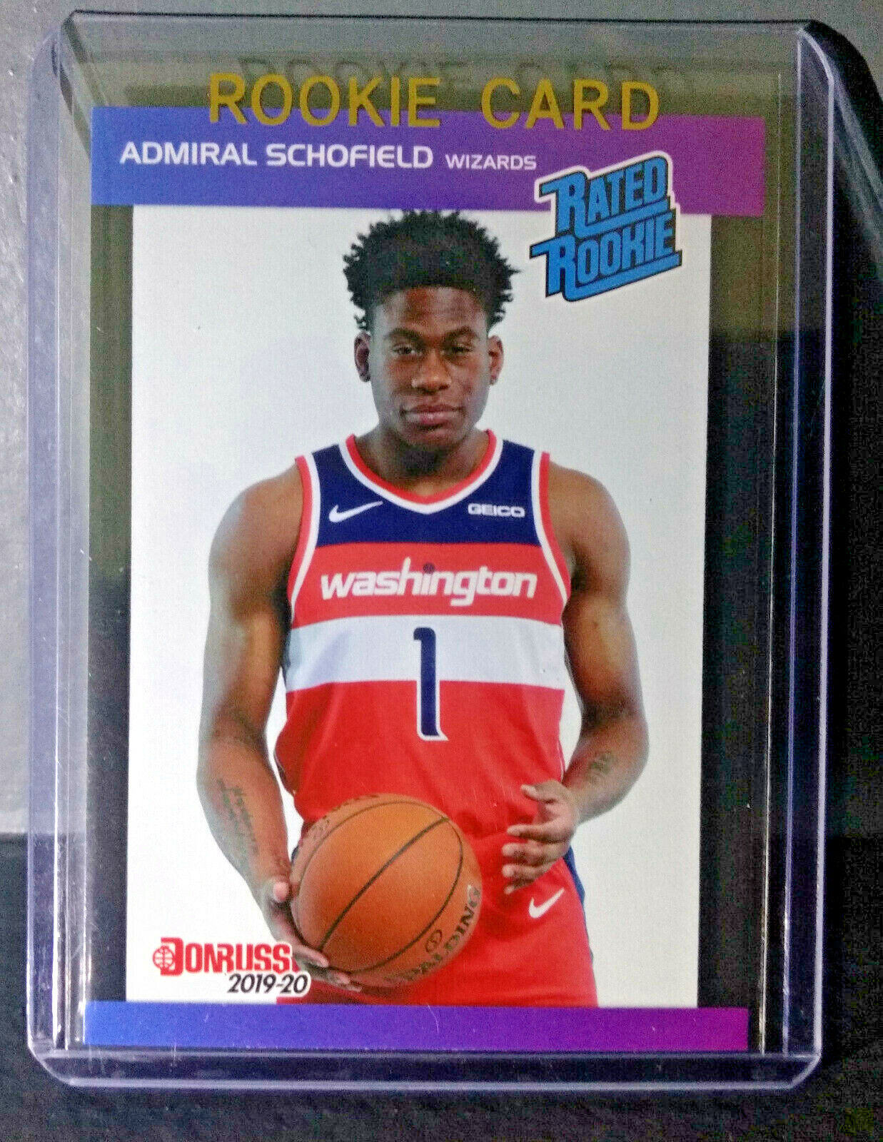 Admiral Schofield 2019-20 Panini NBA #31 Rated Rookie Retro Card 1/3431