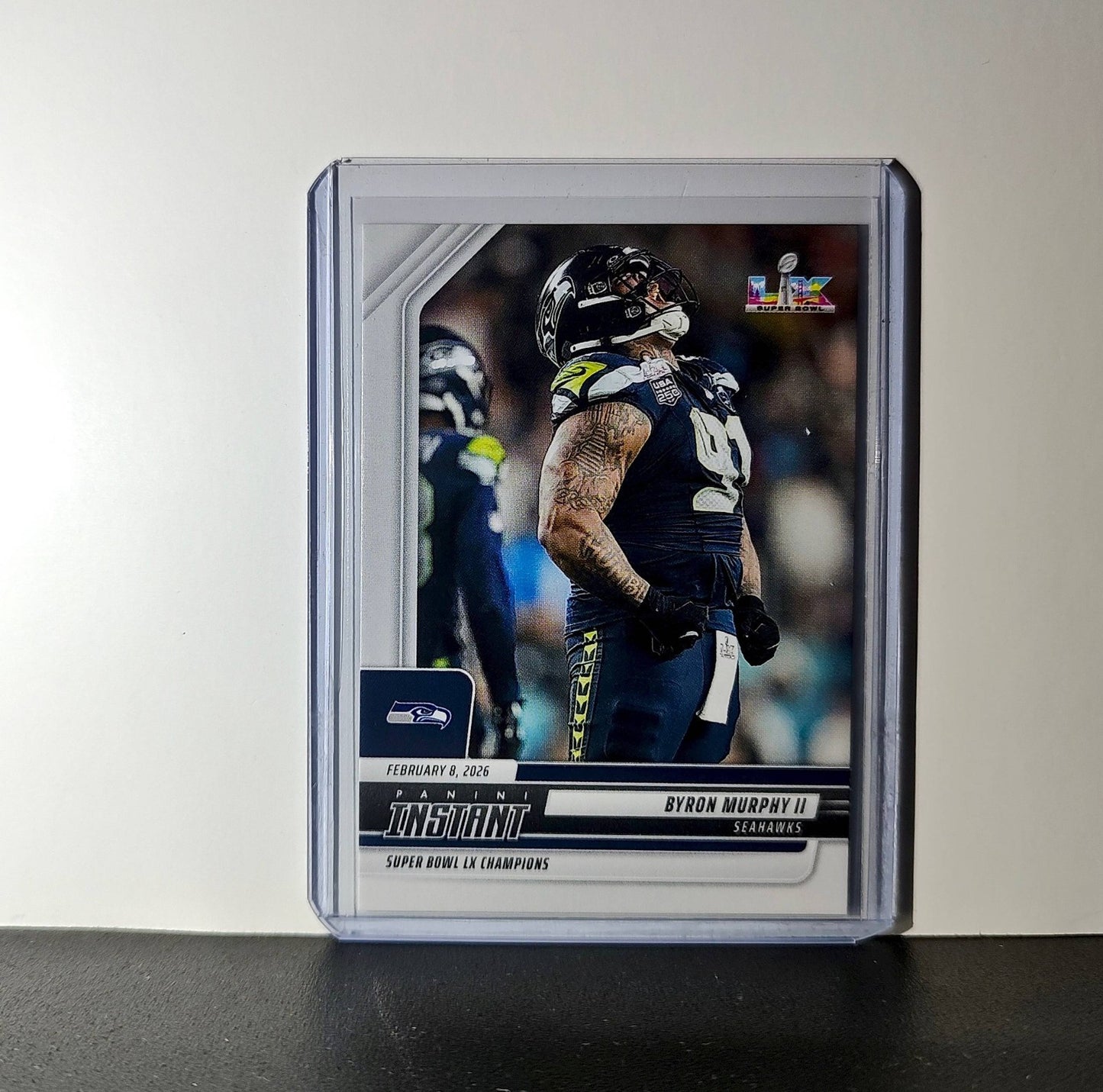 Byron Murphy II 2026 Panini NFL Super Bowl LIX Champions #16 Seattle Seahawks