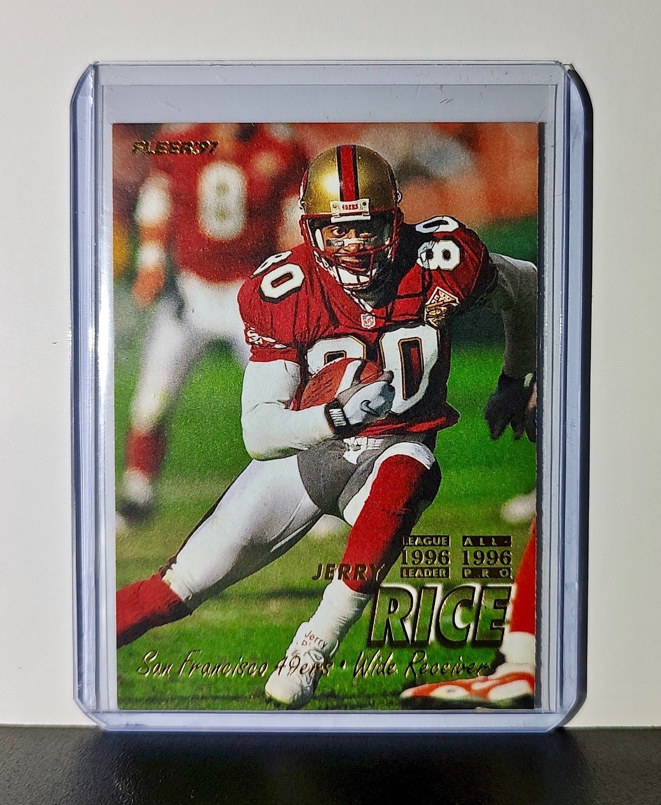 Jerry Rice 1997 Fleer NFL #18 Card San Francisco 49ers
