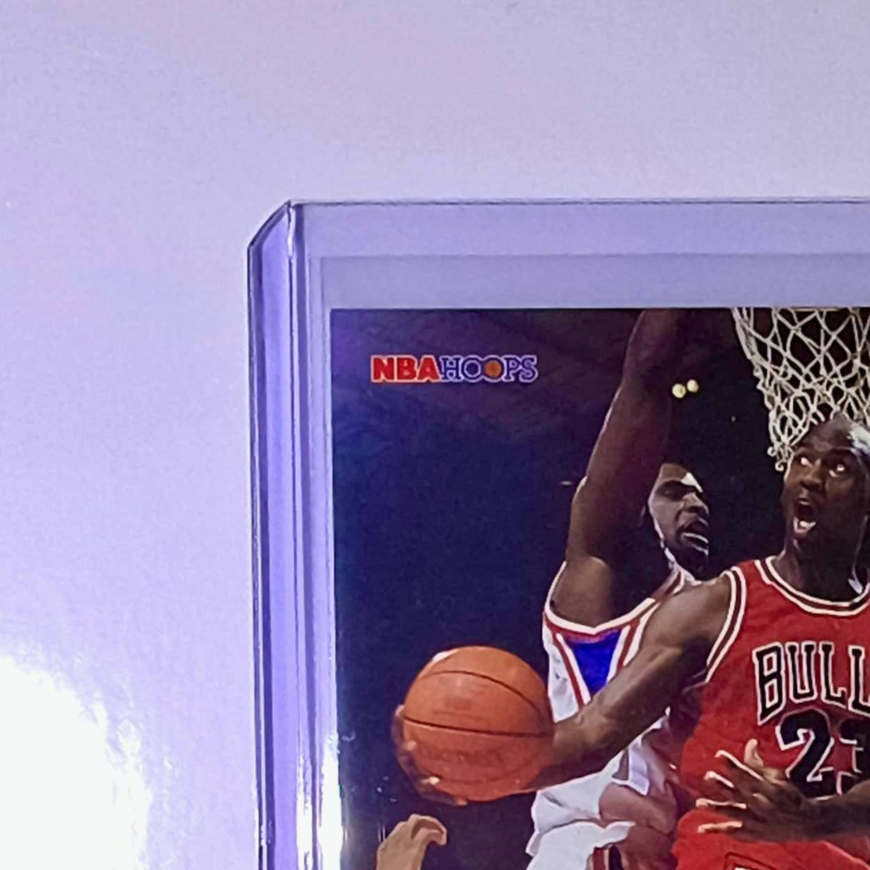 Michael Jordan 1996-97 NBA Hoops #20 Basketball Card Chicago Bulls