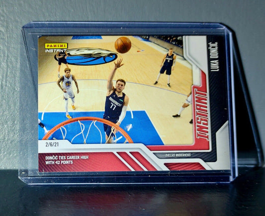 Luka Doncic 2020-21 Panini NBA Instant #71 Basketball Card 1 of 141