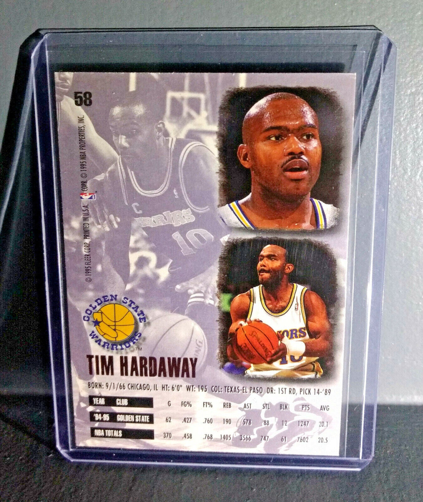 1995-96 Tim Hardaway Fleer Ultra #58 Basketball Card