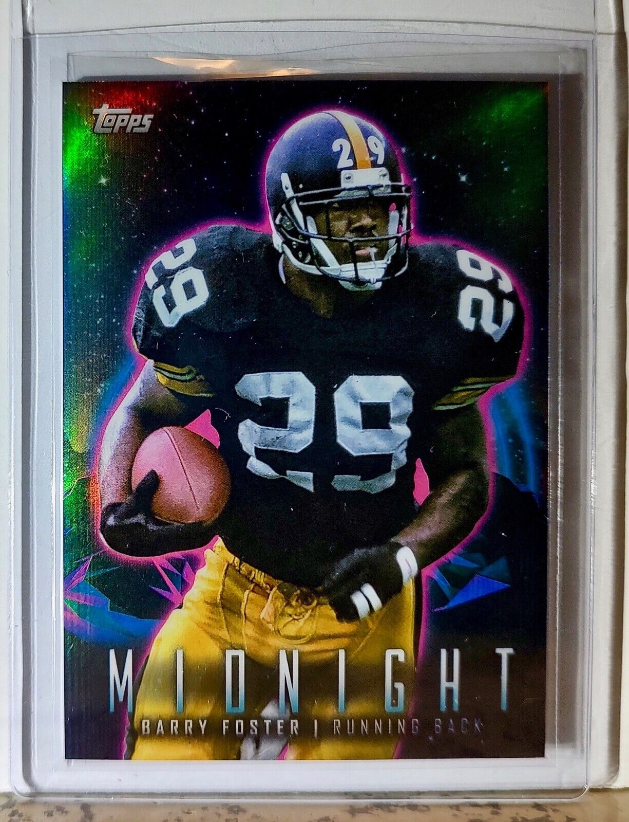 Barry Foster 2023 Topps Midnight NFL #339 Football Card Pittsburgh Steelers