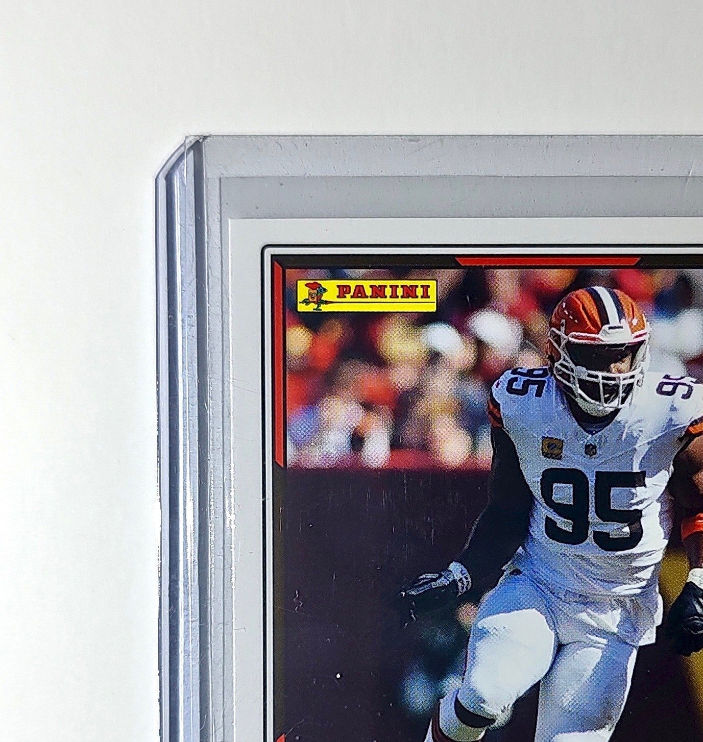 Myles Garrett 2025 Panini NFL #24 Sticker Card Cleveland Browns