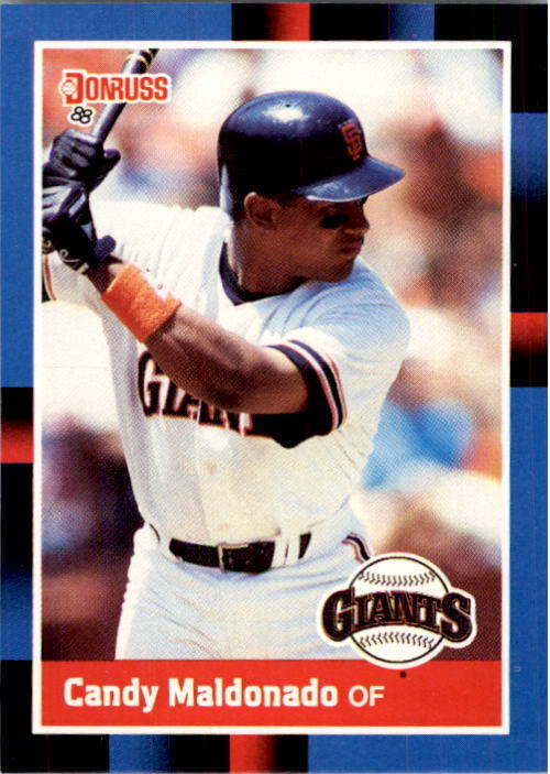 1988 Candy Maldonado Donruss Baseball Card #391