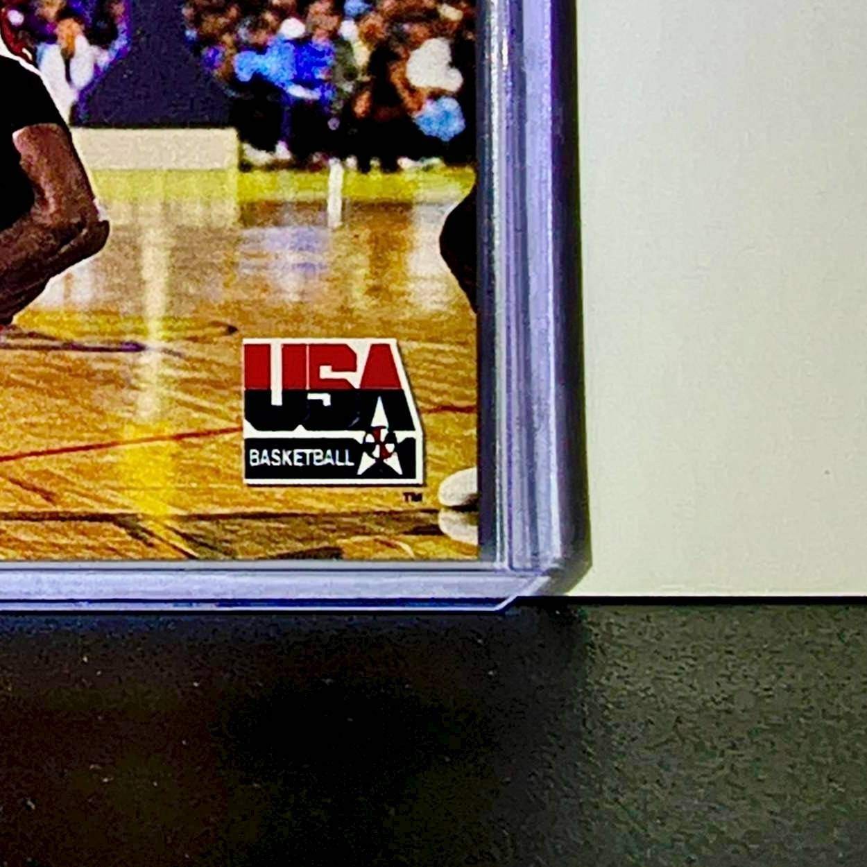 Michael Jordan Magic Johnson 1992-93 Skybox USA Basketball #105 Card Bulls