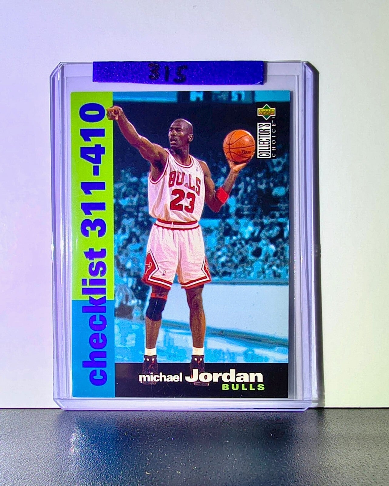 Michael Jordan 1995-96 Upper Deck Collector's Choice #410 Card Chicago Bulls