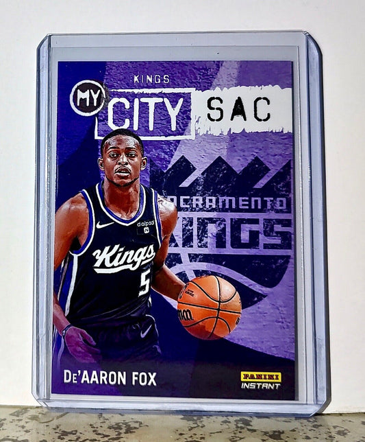 De'Aaron Fox 2023-24 Panini NBA #20 MyCity Basketball Card Kings 1/543