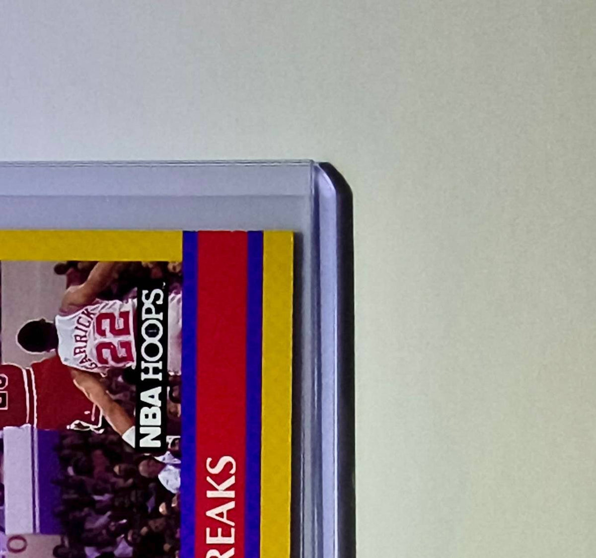 Michael Jordan Magic Johnson 1990-91 NBA Hoops Super Streaks #385 Card Bulls