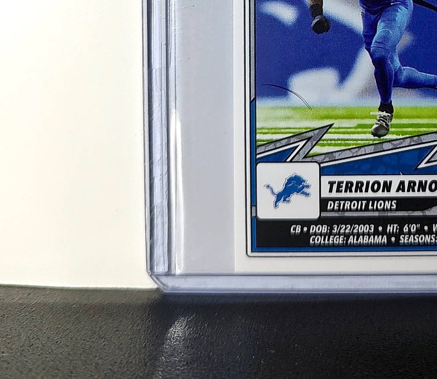 Terrion Arnold 2025 Panini NFL #386 Sticker Detroit Lions